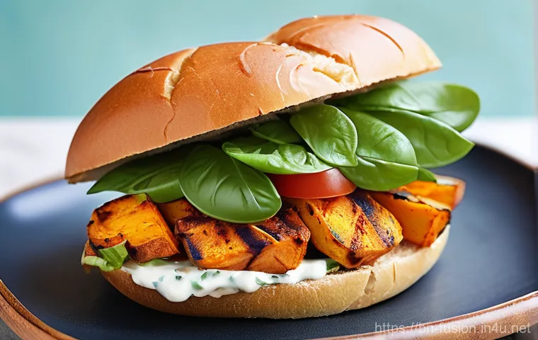 퓨전 패스트푸드 무가당 음료 - **Prompt 1: Healthy Fusion Fast Food Delight**
"A vibrant and artfully arranged close-up of a 'H...