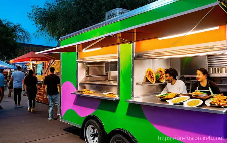 퓨전 타코 브랜드의 성장 - **Chef Artfully Assembling an Indian Chicken Tikka Fusion Taco**
A dynamic mid-shot capturing a ... 퓨전 타코 브랜드의 성장 - **Chef Artfully Assembling an Indian Chicken Tikka Fusion Taco**
A dynamic mid-shot capturing a ...