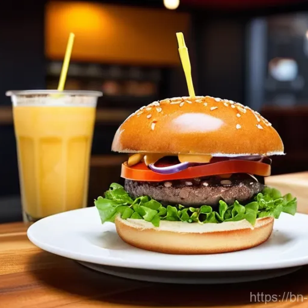 퓨전 버거 광고비용 비교 - **Social Media Sensation: Fusion Burger Showcase**
"A hyper-realistic, mouth-watering fusion bur...